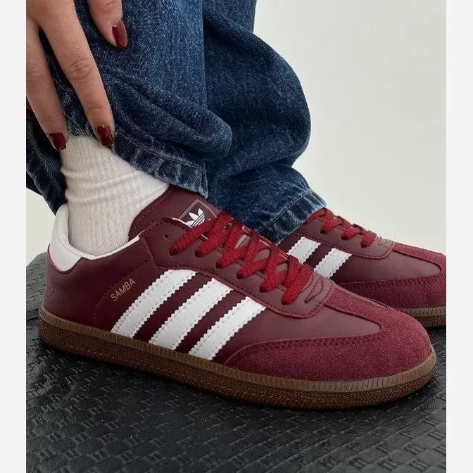 کتونی ادیداس سامبا مردانه و زنانه - کفش اسپرت کلاسیک طرح دار